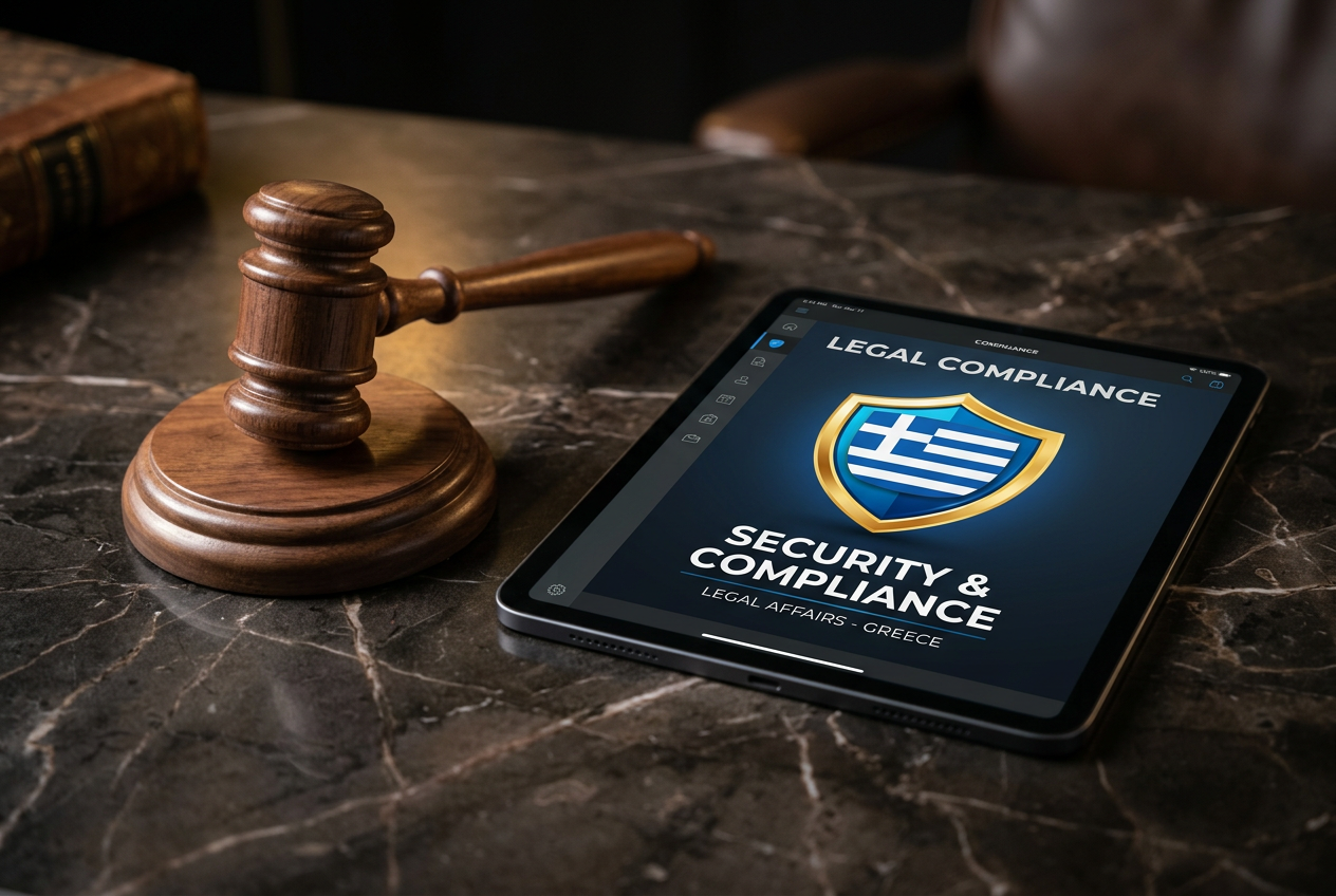 A professional concept representing legal regulation and security in the gaming industry.