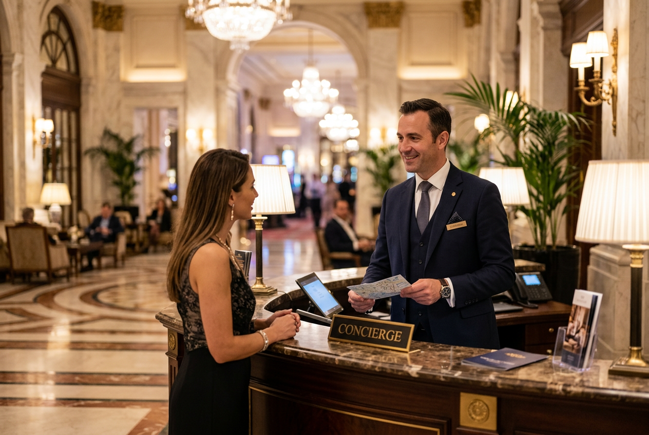 A luxury VIP concierge service for high stakes casino players.